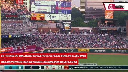 ¡Orlando Arcia sigue encendido con el madero!