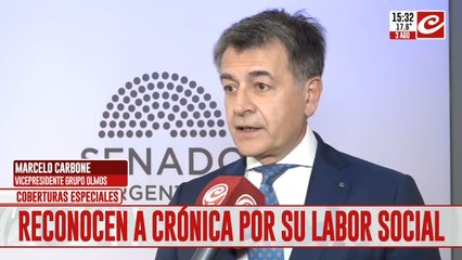 Marcelo Carbone y Facundo Pedrini fueron premiados por la cobertura de Crónica en el caso Loan: "No hay nada más grato que un reconocimiento basado en la esencia de nuestro canal"