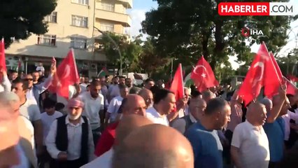 Siirt'te İsmail Haniye için yürüyüş düzenlendi