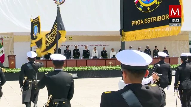 Armada de México cuenta con 114 nuevos médicos y enfermeros navales