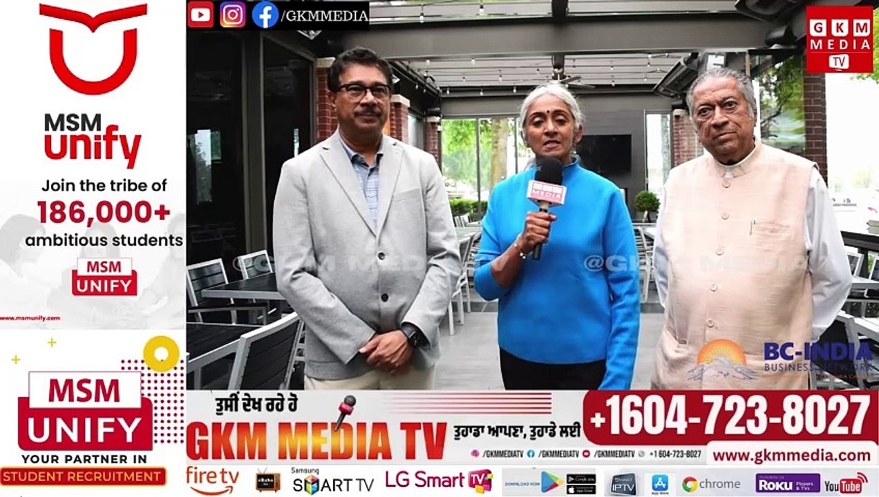 # Voices of Leadership!  Hear from Dr. Raghwa Gopal, Sobhana Jaya-Madhavan, and Dr. Vivek Savkur as they share their expert insights on international education and the future of Brand Canada. Watch now on GKM Media TV!