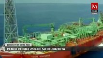 Mejoran finanzas de Pemex: reduce 25% su deuda neta con 33 mdd