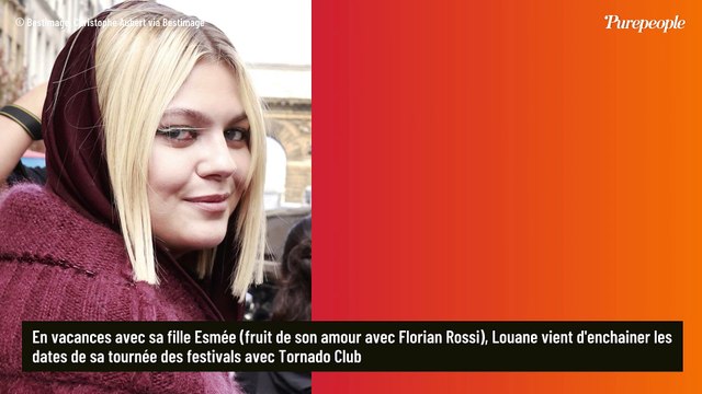 Louane canon avec sa nouvelle couleur flashy vampire red , la chanteuse dévoile de nouvelles photos