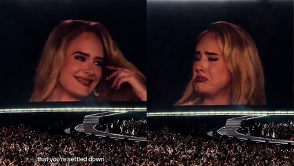 Adele se quiebra en llanto después de conquistar al publico de Múnich, Alemania