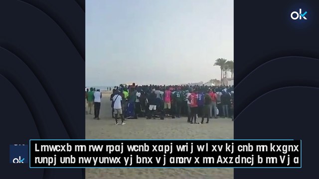 Cientos de inmigrantes organizan combates de boxeo ilegales en pleno paseo marítimo de Roquetas de Mar