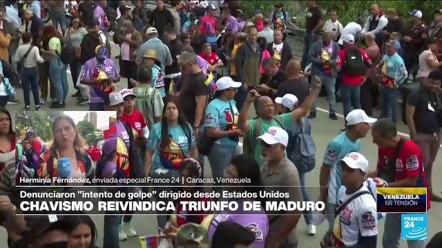 Informe desde Caracas: miles de venezolanos salen a las calles a apoyar a Nicolás Maduro