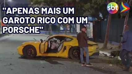 Motorista de Porsche responsável pela morte de motoboy chora em audiência