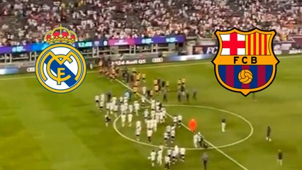 El clásico entre Barcelona y Real Madrid suspendido por fuerte lluvia y tormenta eléctrica