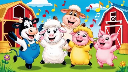 Farm Animal Friends | Fun Kids' Rhyme  | Educational Nursery Song