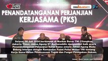 PENANDATANGANAN PERJANJIAN KERJA SAMA ANTARA JAM INTEL KEJAKSAAN RI DENGAN PUSPOM TNI