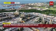 AMLO y Claudia Sheinbaum preceden el inicio de operaciones de la refinería Dos Bocas en Tabasco