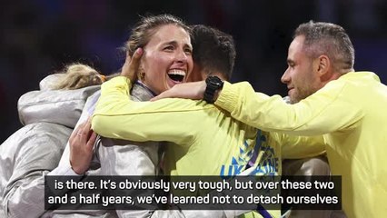 Ukraine wins first gold of Paris 2024 in fencing