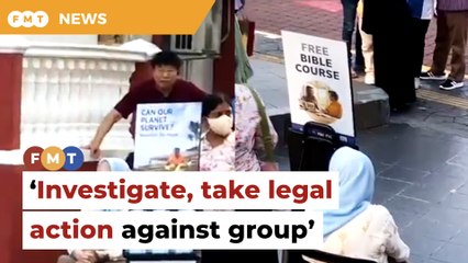 Christian federation hits out at ‘free Bible course’ promotion near surau