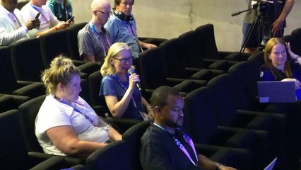Julien Alfred Press Conference After Winning Gold in Women 100m