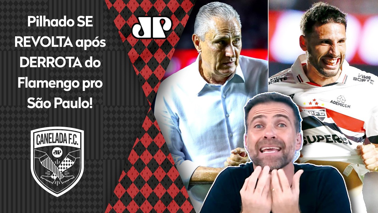 "O TITE TÁ DE PALHAÇADA!!!! O Flamengo foi UM LIXO, o São Paulo foi GIGANTE e..." Pilhado DETONA!