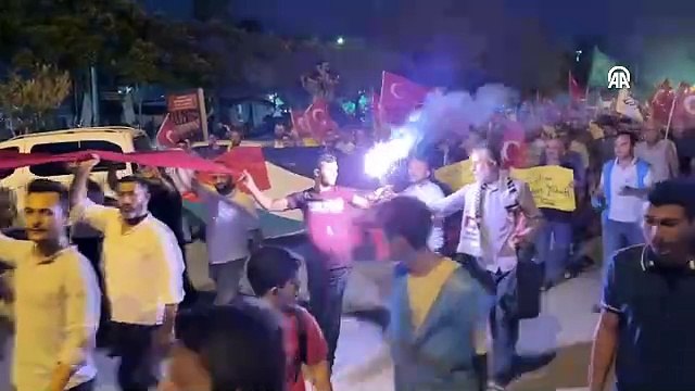 Heniyye suikastı Hatay'da düzenlenen yürüyüşle protesto edildi
