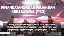 Kejaksaan RI dan Puspom TNI Tandatangani MoU Kerjasama Intelijen