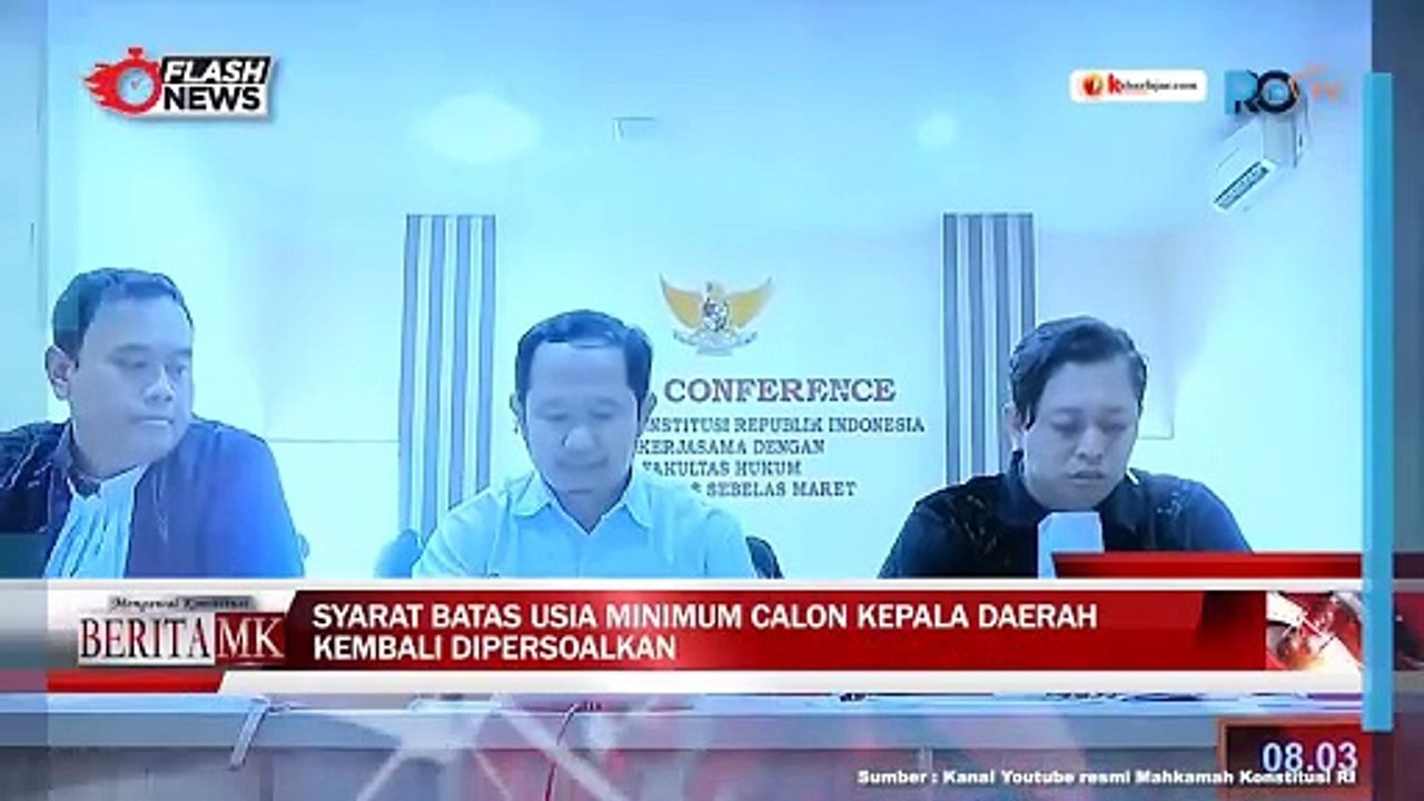 MK Kembali Gelar Sidang Mengenai Syarat Batas Usia Minimum Calon Kepala Daerah