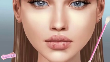 Lip-care Animated ASMR_ Relaxing self-care ASMR(360P)