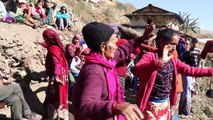 Dancing in Traditional Nepalese Panchebaja |