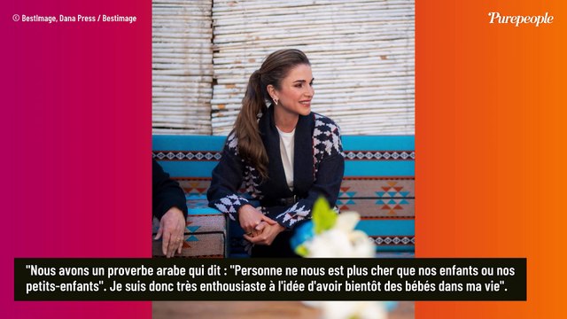 Rania de Jordanie grand-mère pour la première fois à 53 ans : comblée, elle partage des photos avec sa petite-fille Iman