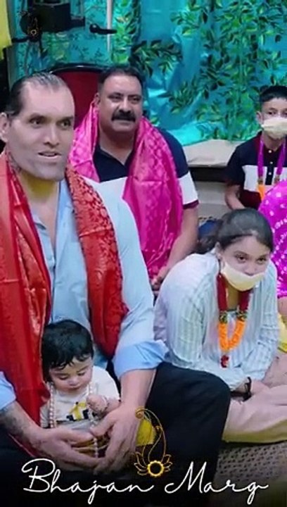 Great Khali ने पूज्य महाराज जी से पूछा "मुझे किसके लिए जीना चाहिए ?" Shri Hit Premanand Govind Sharan Ji Maharaj