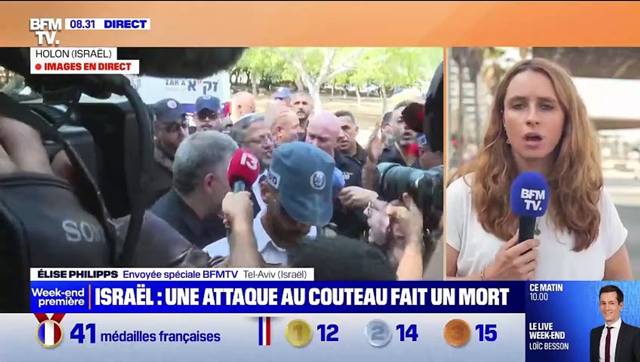 Israël: Une personne a été tuée et trois autres ont été grièvement blessées dans une attaque au couteau près de Tel-Aviv - Le suspect a été "neutralisé", indique la police