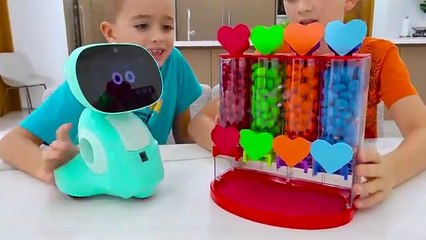 Vlad and Niki play with Miko - Smart Toy Robot for kids