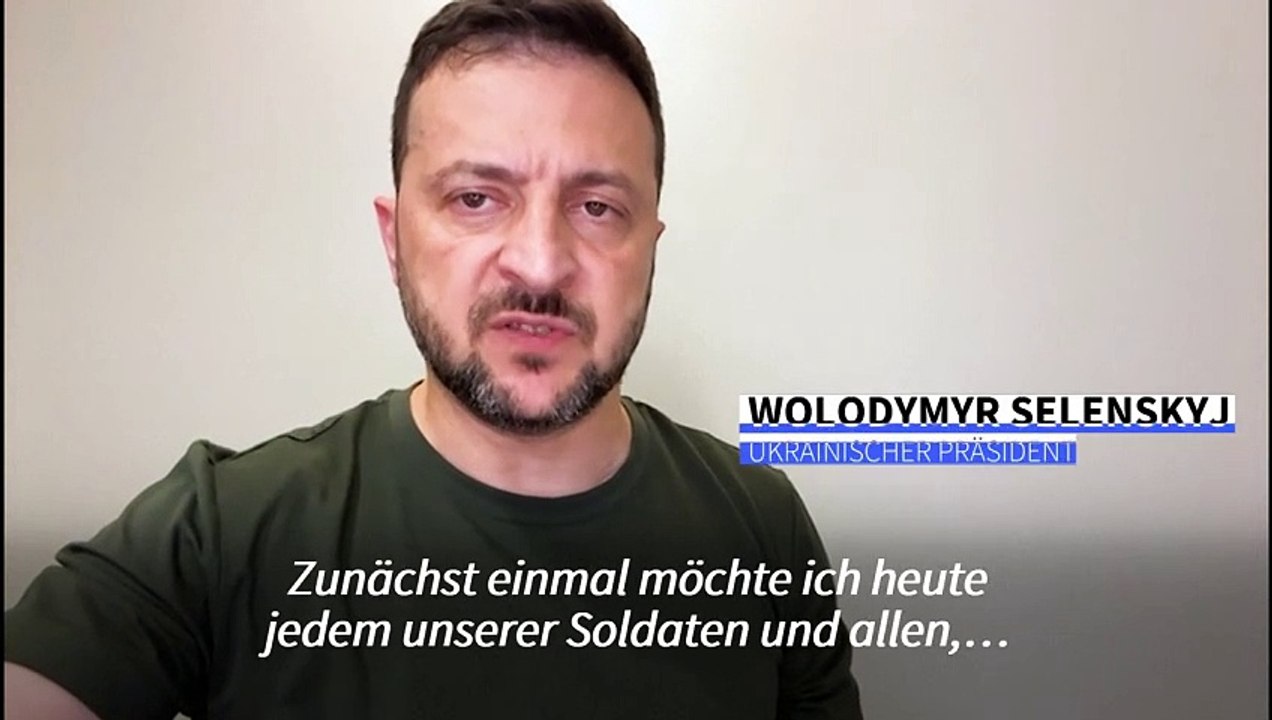 Ukraine: Selenskyj dankt für Angriffe auf russische Flugplätze und Raffinerien