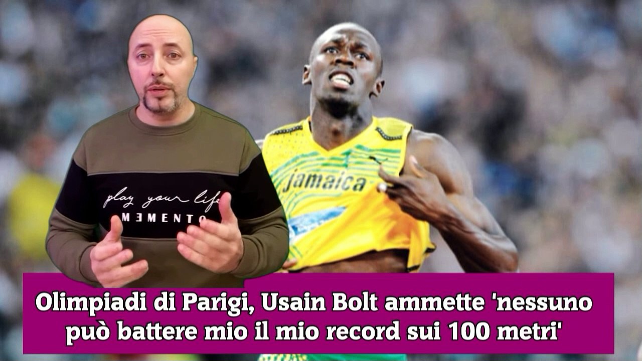 Olimpiadi di Parigi, Usain Bolt ammette 'nessuno può battere mio il mio record sui 100 metri'