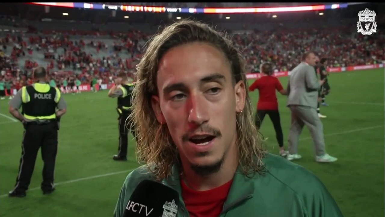 Tsimikas on final game, victory and scoring for the Reds