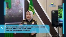 Puspenkum Kejagung Gelar Penyuluhan Hukum Tentang Jaksa Garda Desa di Kab Halmahera Timur