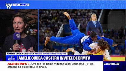 "C'était impossible qu'il la perde cette finale": Amélie Oudéa-Castéra réagit à la victoire de l'équipe de France de judo