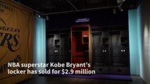 NBA star Kobe Bryant's locker sells for $2.9 mn at auction