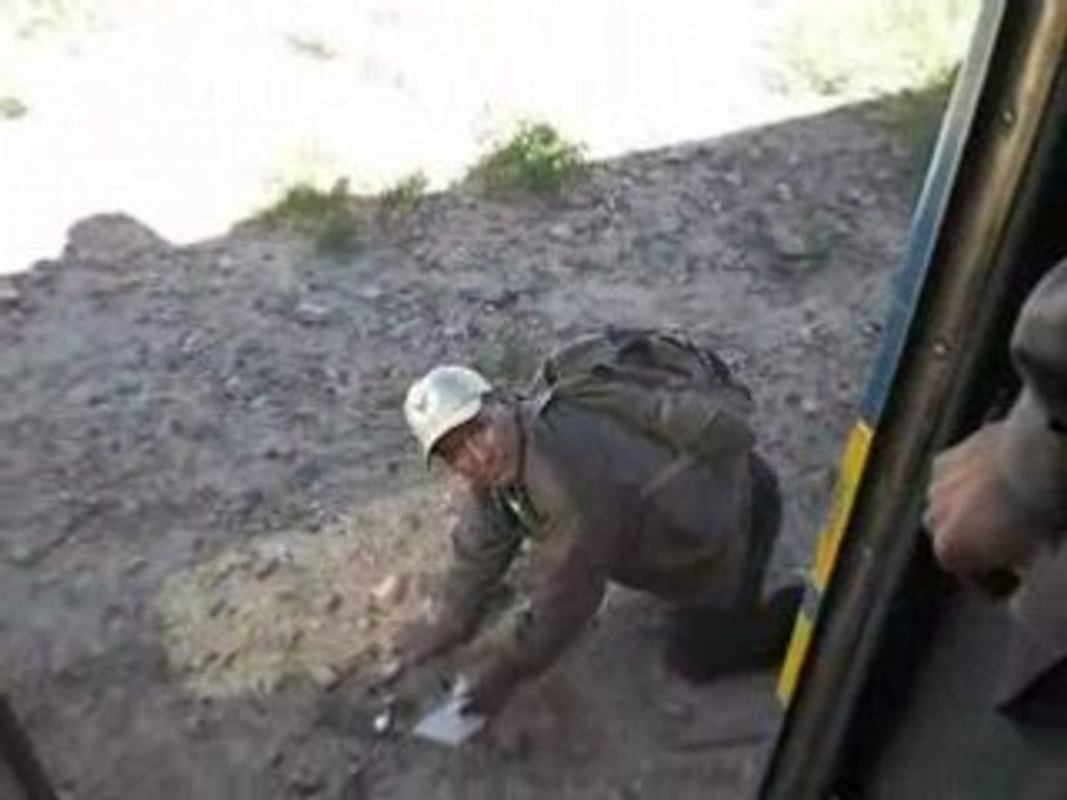 vire du train en pleine montagne