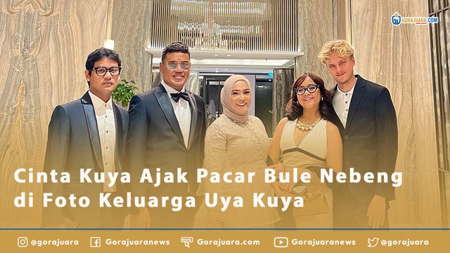 Cinta Kuya Ajak Pacar Bule Nebeng di Foto Keluarga Uya Kuya