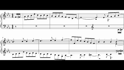 Suite pour clavier II   Dixième Fugue, Salsa