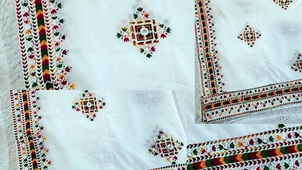 The beauty of hand embroidered shawls