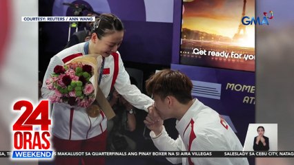 Proposal ng Chinese badminton team, nagpakilig sa manonood ng Paris Olympics | 24 Oras Weekend