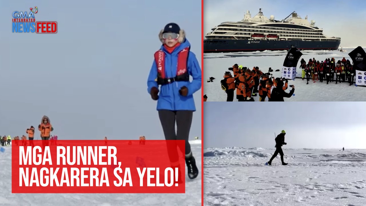 Mga runner, nagkarera sa yelo! | GMA Integrated...