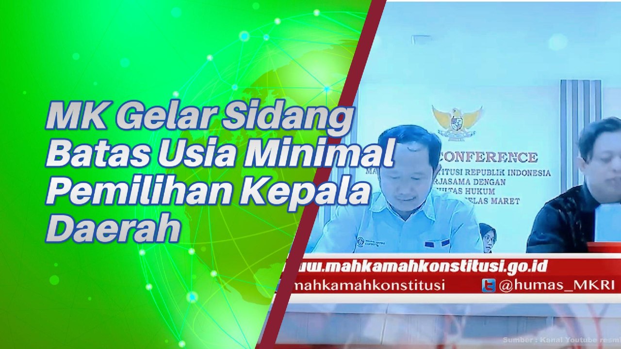 MK Kembali Gelar Sidang Batas Minimal Pencalonan Kepala Daerah