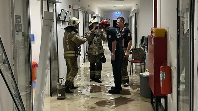 Yoğun bakımda patlama sonrasında çekilen görüntü ortaya çıktı