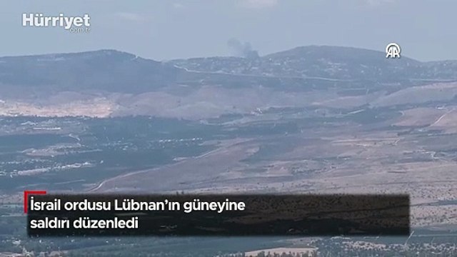İsrail ordusu Lübnan’ın güneyine saldırı düzenledi