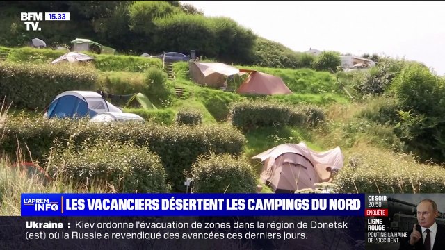Le mois de juillet, il est manqué, on ne le rattrapera pas : mauvais temps, législatives... les campings du nord désertés par les vacanciers français en juillet
