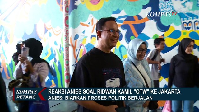 Tanggapi Ridwan Kamil Bertarung di Pilgub Jakarta, Anies: Fokus Saya Hanya pada Warga Jakarta