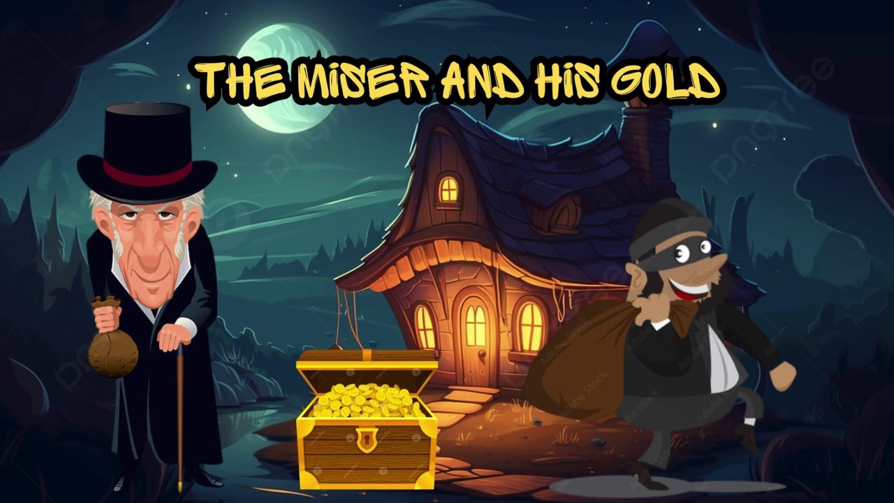 The Miser And His Gold  Moral Story For Kids  English Stories For Kids