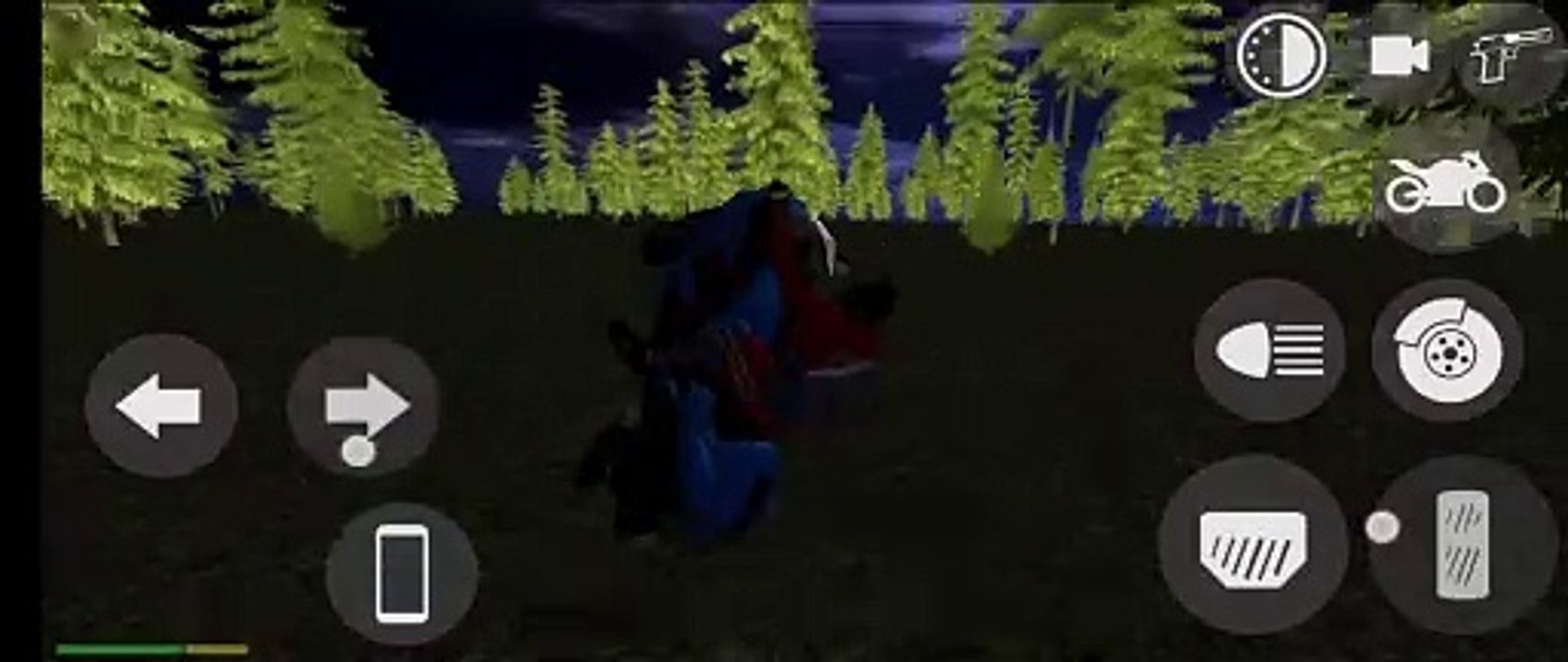 Night bike riding in forest #game