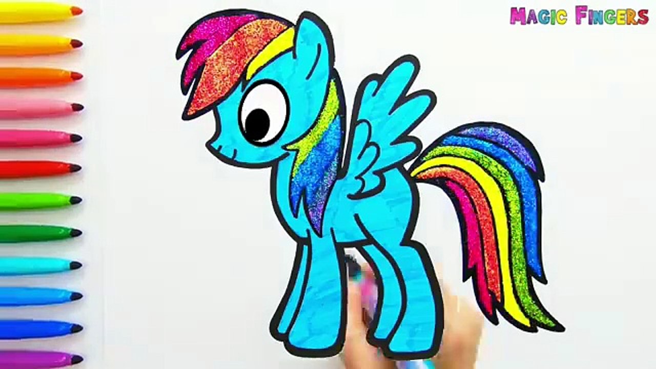 My Little Pony _ Rainbow Dash _ Learn How to Draw MLP Step by Step for Children #43