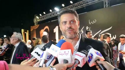 طارق صبري : اشتغلت مع الاستاذة سميحة في مسلسل اوراق التوت من عشر سنين وقلتلي هتبقى ممثل شاطر... كل العالم بيتكلم عن نجاح مهرجان العلمين