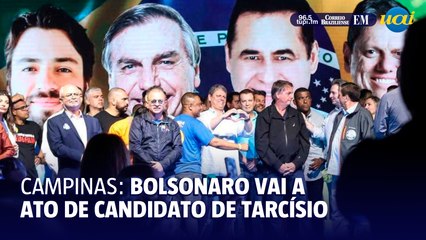 Bolsonaro contraria PL e vai a ato de candidato de Tarcísio